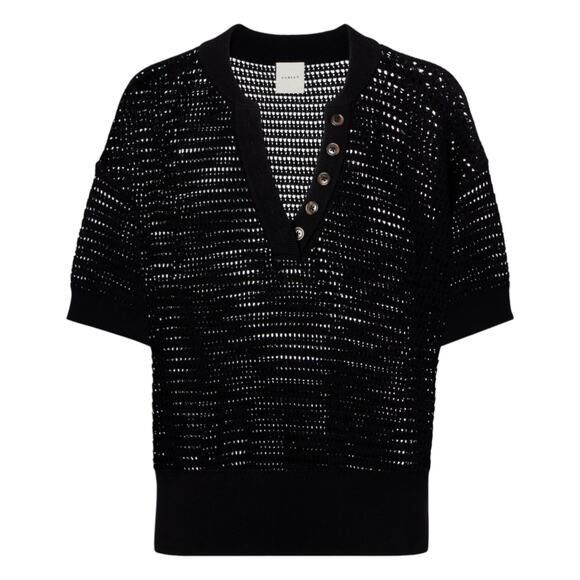 VARLEY Callie Knit Top in Black XS - Picture 1 of 10